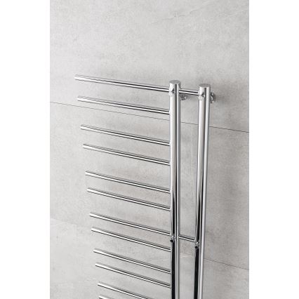 P.M.H. T2C-L - Radiador toallero tipo escalera THEIA 352W 154 cm izquierdo/cromo pulido