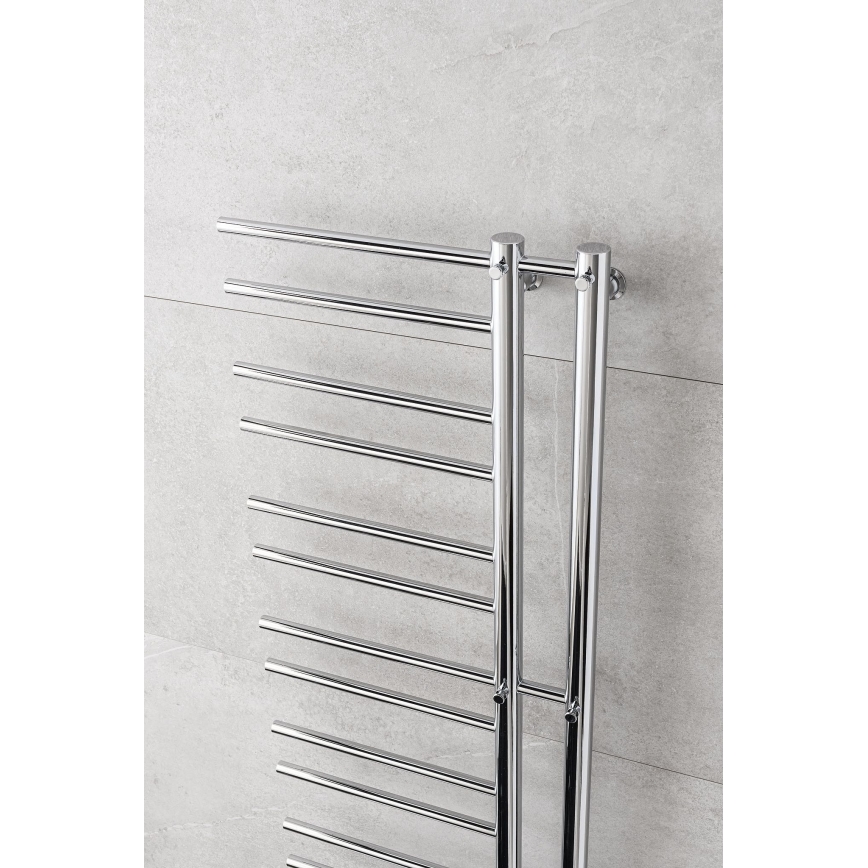 P.M.H. T2C-L - Radiador toallero tipo escalera THEIA 352W 154 cm izquierdo/cromo pulido