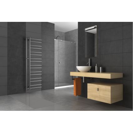 P.M.H. T2C - Radiador toallero en escalera para baño THEIA 352W 154 cm derecha/cromado brillante