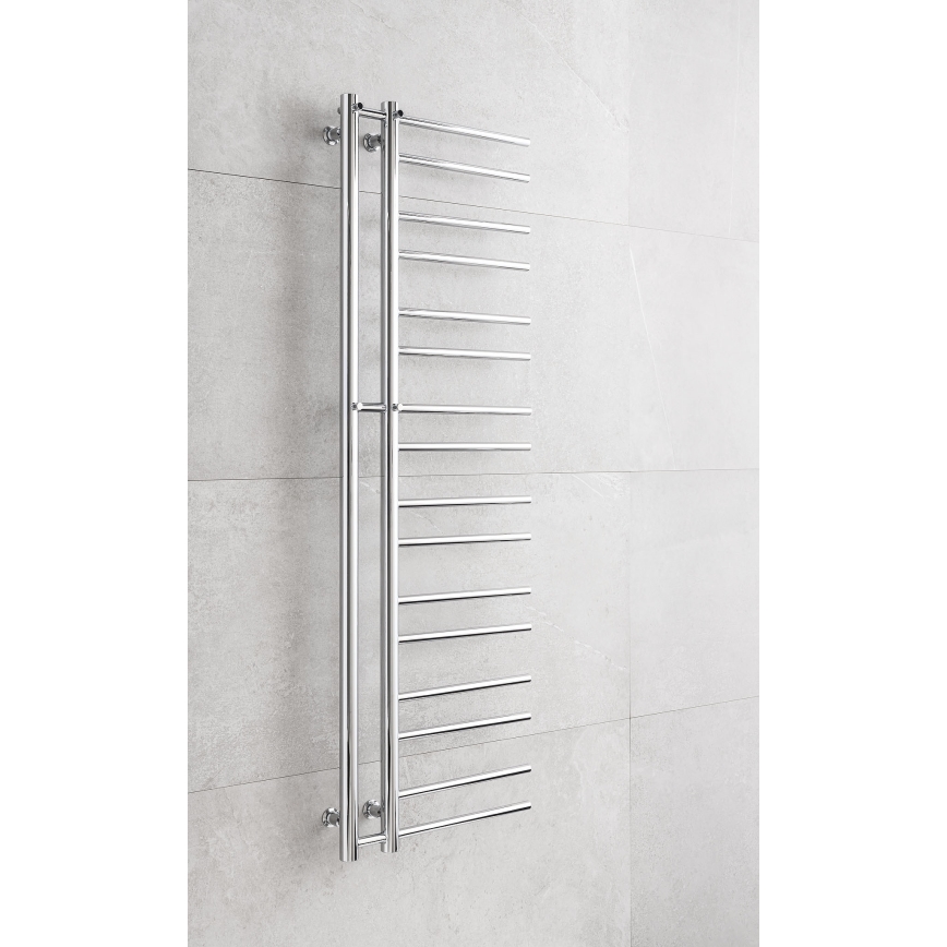 P.M.H. T2C - Radiador toallero en escalera para baño THEIA 352W 154 cm derecha/cromado brillante