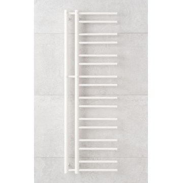 P.M.H. T2W - Radiador toallero en forma de escalera para baño THEIA 352 W 154 cm derecha/blanco