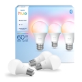 Pack 3x bombillas LED regulables Philips Hue White And Color Ambiance Essential E27/8W/230V 2200-6500K