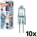 Pack de 10 bombillas halógenas para horno HALOSTAR G4/20W/12V 2700K - Osram