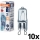 Pack de 10 bombillas para horno HALOPIN G9/40W/230V 2700K - Osram