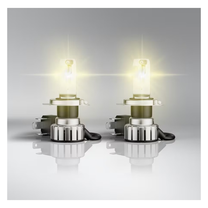 Pack de 2 bombillas LED para automóvil NIGHT BREAKER VINTAGE H4 P43T/20W/12V 3000K - Osram