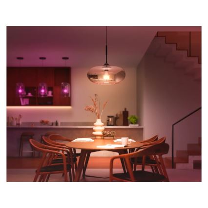 Pack de 2 bombillas LED regulables Philips Hue WHITE AND COLOR AMBIANCE E27/8,1W/230V 1000-20000K
