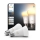 Pack de 2 bombillas LED regulables Philips Hue WHITE AMBIANCE E27/6W/230V 1000-20000K