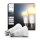 Pack de 2 bombillas LED regulables Philips Hue WHITE AMBIANCE E27/8,1W/230V 1000-20000K
