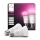 Pack de 2 bombillas LED regulables Philips Hue WHITE AND COLOR AMBIANCE E27/6W/230V 1000-20000K
