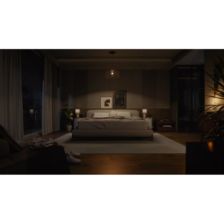 Pack de 2 bombillas LED regulables Philips Hue WHITE E27/7W/230V 2700K