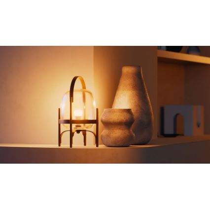 Pack de 2 bombillas LED regulables Philips Hue WHITE E27/7W/230V 2700K