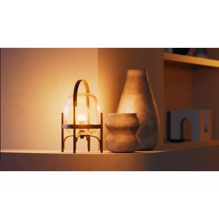 Pack de 2 bombillas LED regulables Philips Hue WHITE E27/9,5W/230V 2700K