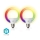 Pack de 2 bombillas LED RGBW regulables SmartLife E27/9W/230V Wi-Fi 2700-6500K