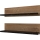 Pack de 2 estantes SHELFIE en pino/negro