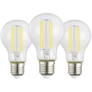 Pack de 3 bombillas LED A60 E27/3,8W/230V 2700K - Eglo 110437