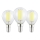 Pack de 3 bombillas LED P45 E14/2,2W/230V 2700K - Eglo 110441