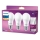 Pack de 3 bombillas LED Philips A60 E27/13W/230V 2700K