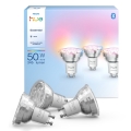 Pack de 3 bombillas LED regulables Philips Hue White And Color Ambiance Essential, casquillo GU10, 4,7 W, 230 V, 2200–6500 K