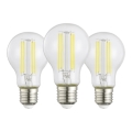 Pack de 3 bombillas LED VINTAGE A60 E27/3,8W/230V 2700K - Eglo 110437