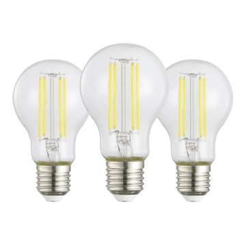 Pack de 3 bombillas LED VINTAGE A60 E27/3,8W/230V 2700K - Eglo 110437