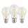 Pack de 3 bombillas LED VINTAGE A60 E27/7,2W/230V 2700K - Eglo 110438