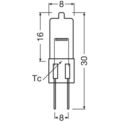 Pack de 3 bombillas para horno HALOSTAR G4/10W/12V 2700K - Osram