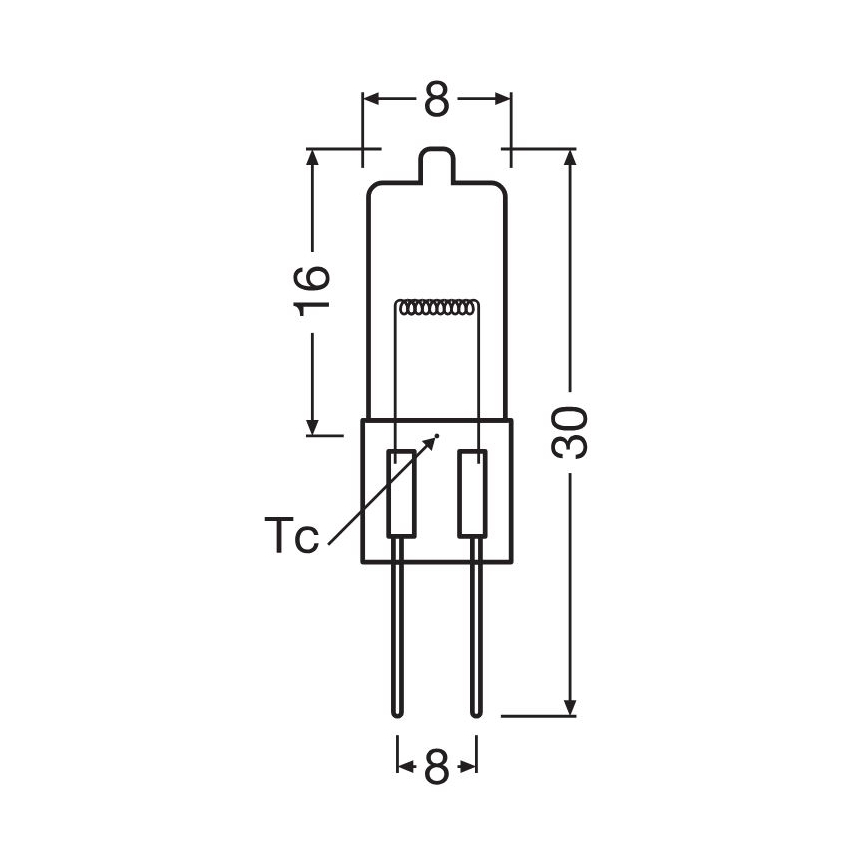 Pack de 3 bombillas para horno HALOSTAR G4/10W/12V 2700K - Osram