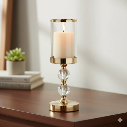 Pack de 3 velas LED BRILLO — color crema, funcionamiento con 3x AAA y mando a distancia