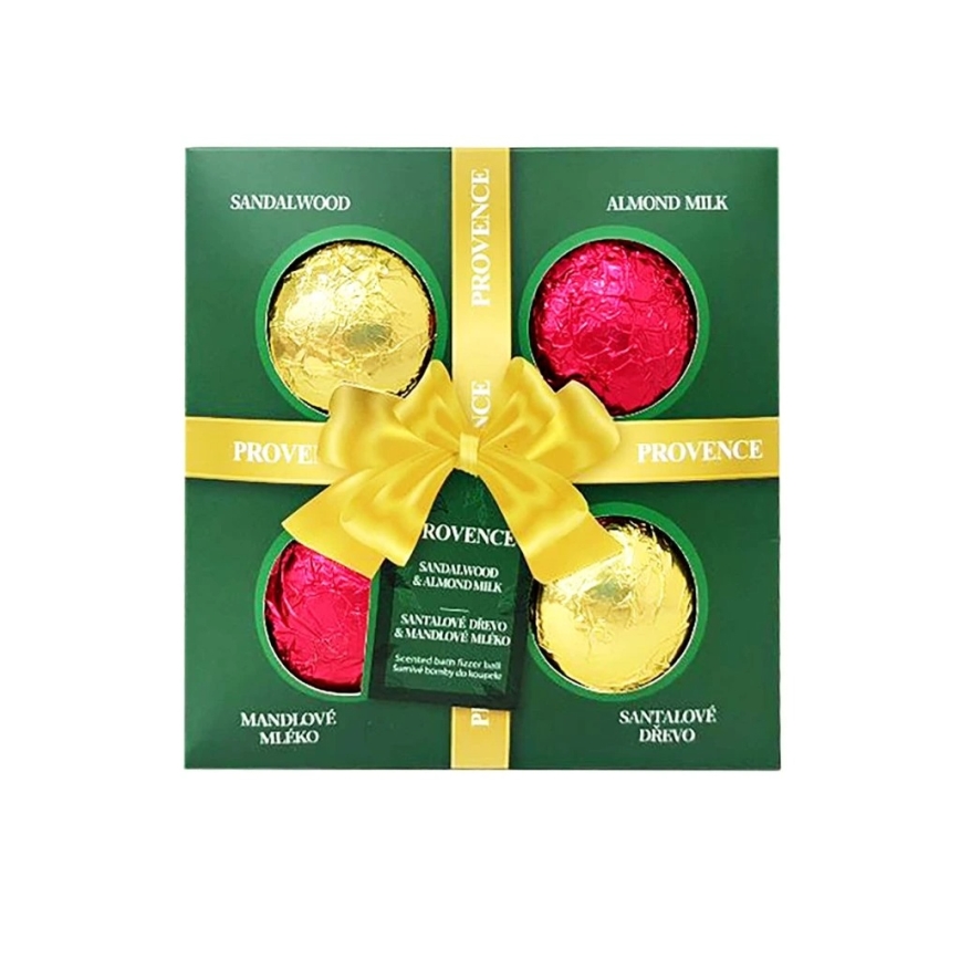 Pack de 4 bombas de baño efervescentes PROVENCE