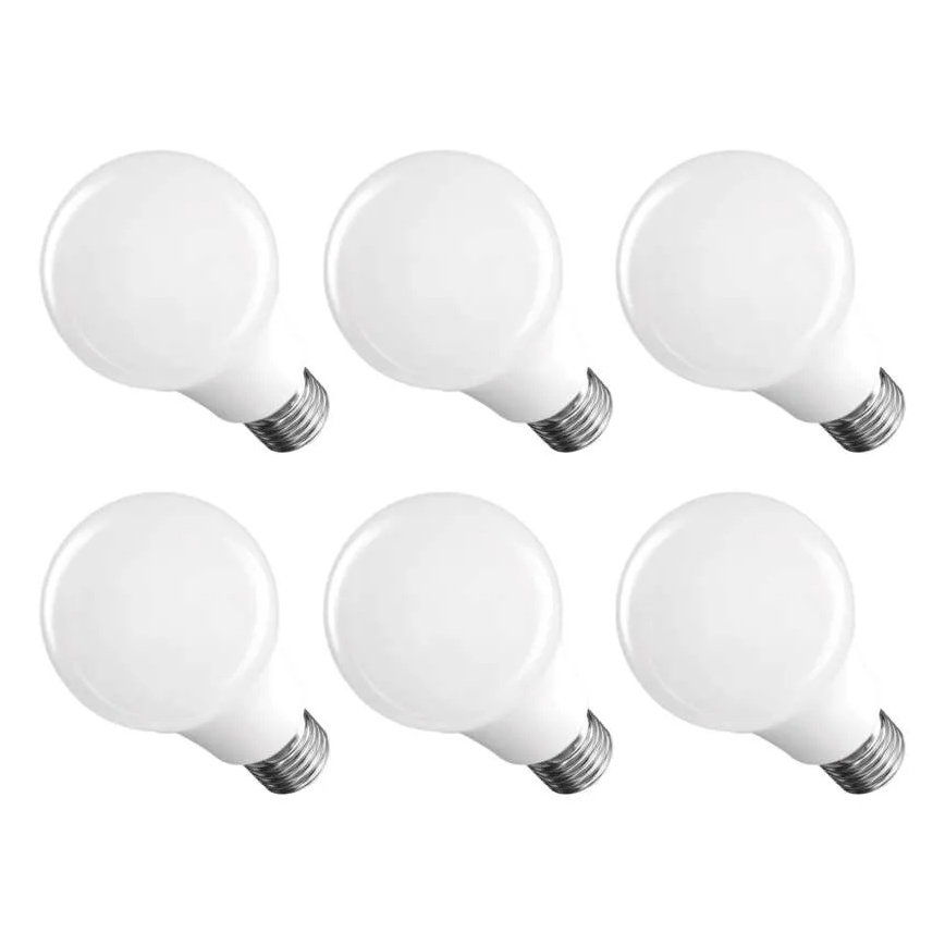 Pack de 6 bombillas LED A60 E27/8,8W/230V 4000K