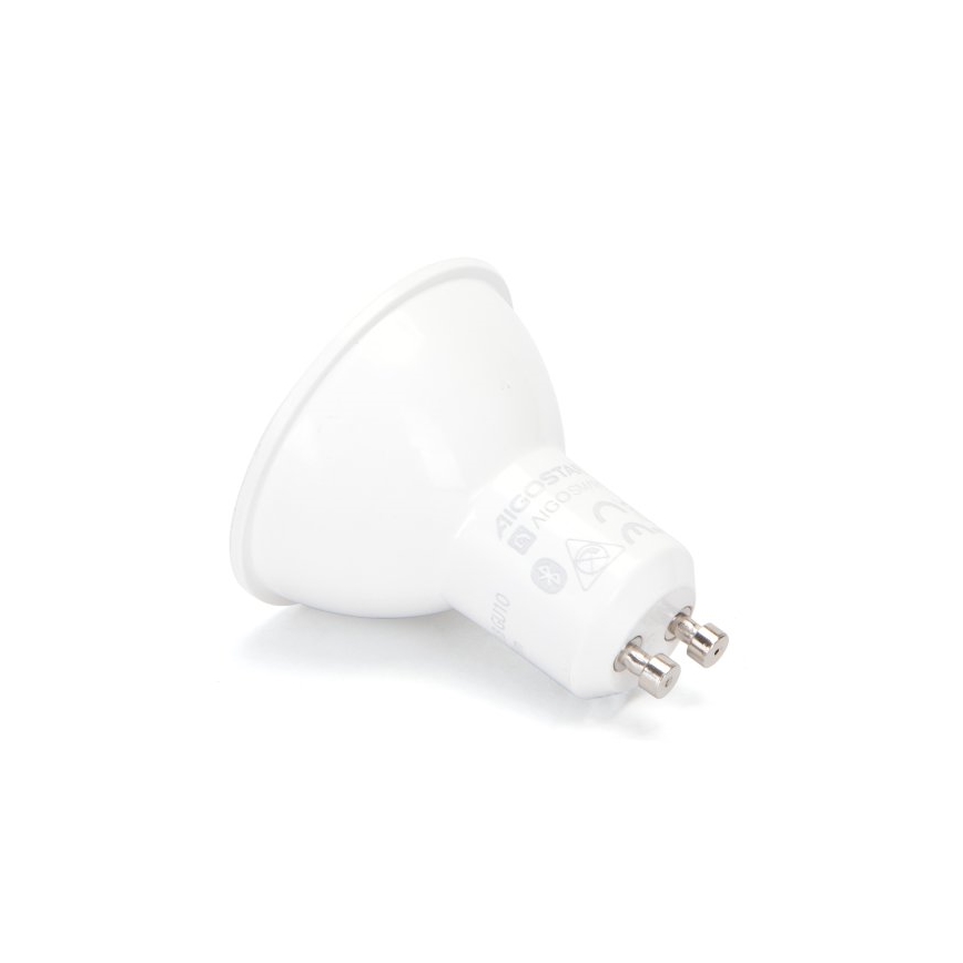 Pack de 6 bombillas LED RGBW regulables MESH GU10/6,5W/230V 2700-6500K Wi-Fi + mando a distancia - Aigostar