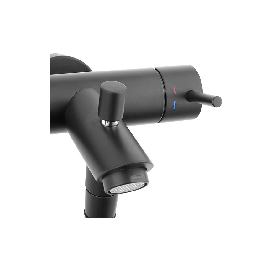 Paffoni - Ducha empotrada ROUND negra