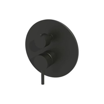 Paffoni - Grifo de ducha para instalación empotrada LIGHT negro