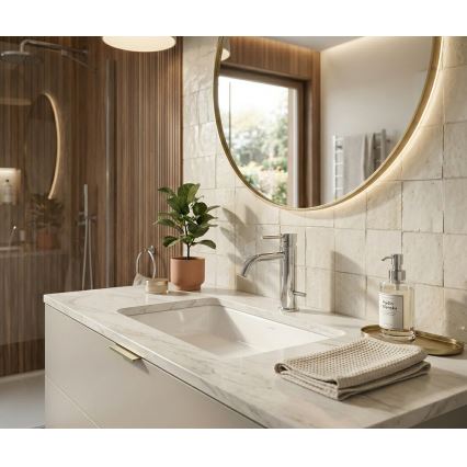 Paffoni - Grifo de lavabo + desagüe LIGHT cromo brillante