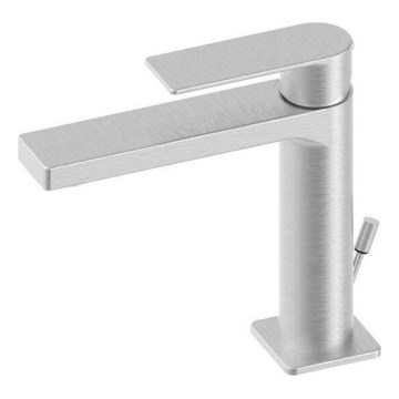 Paffoni - Grifo de lavabo + desagüe TANGO acero inoxidable