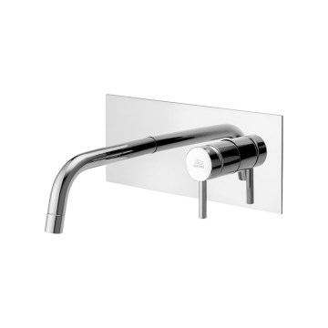 Paffoni - Grifo de lavabo empotrado LIGHT en acero inoxidable