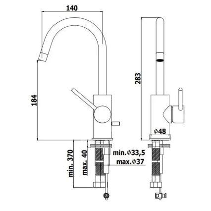 Paffoni - Grifo de lavabo LIGHT cromo brillante
