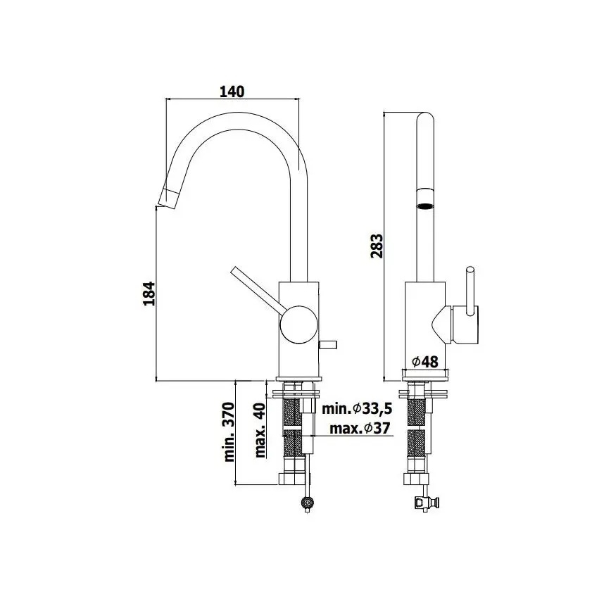 Paffoni - Grifo de lavabo LIGHT en cromo pulido