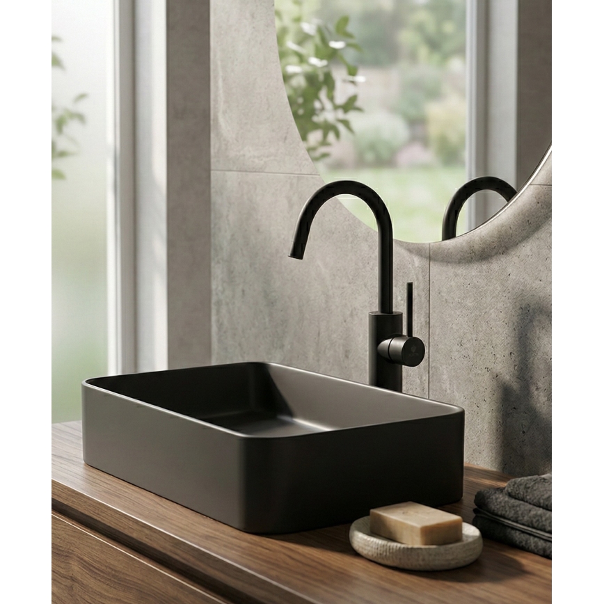 Paffoni - Grifo de lavabo LIGHT negro