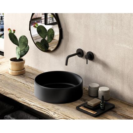 Paffoni - Grifo empotrado para lavabo LIGHT negro