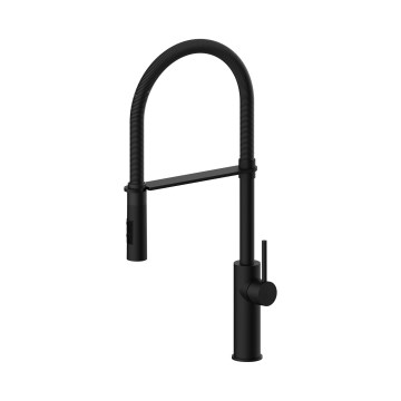 Paffoni - Grifo para fregadero LIGHT con rociador extraíble, 52,5 cm, cromo brillante