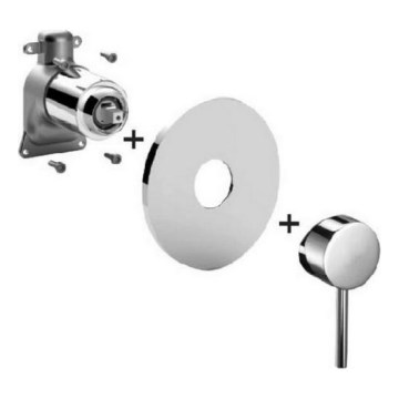 Paffoni - Grifo para instalación empotrada LIGHT cromo mate