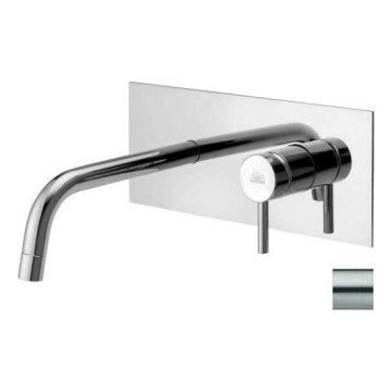 Paffoni - Grifo para lavabo de instalación empotrada LIGHT, acero inoxidable