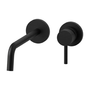 Paffoni - Grifo para lavabo de instalación empotrada LIGHT, negro