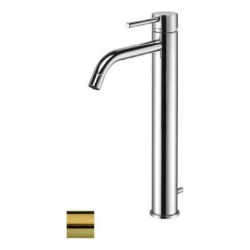 Paffoni - Grifo para lavabo + desagüe LIGHT oro cepillado