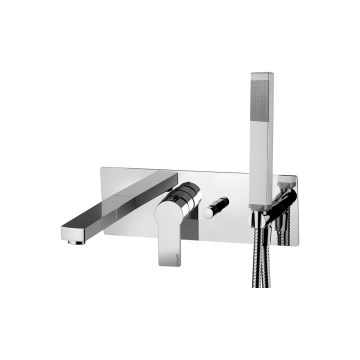 Paffoni - Juego de bañera con grifería para instalación empotrada TANGO cromo pulido