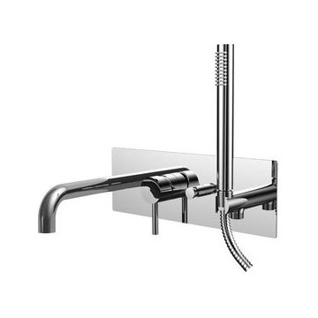 Paffoni - Juego para bañera LIGHT cromo pulido