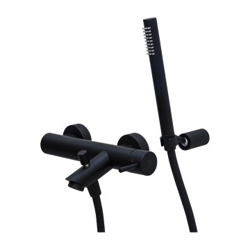 Paffoni - Set de bañera con grifo LIGHT, negro
