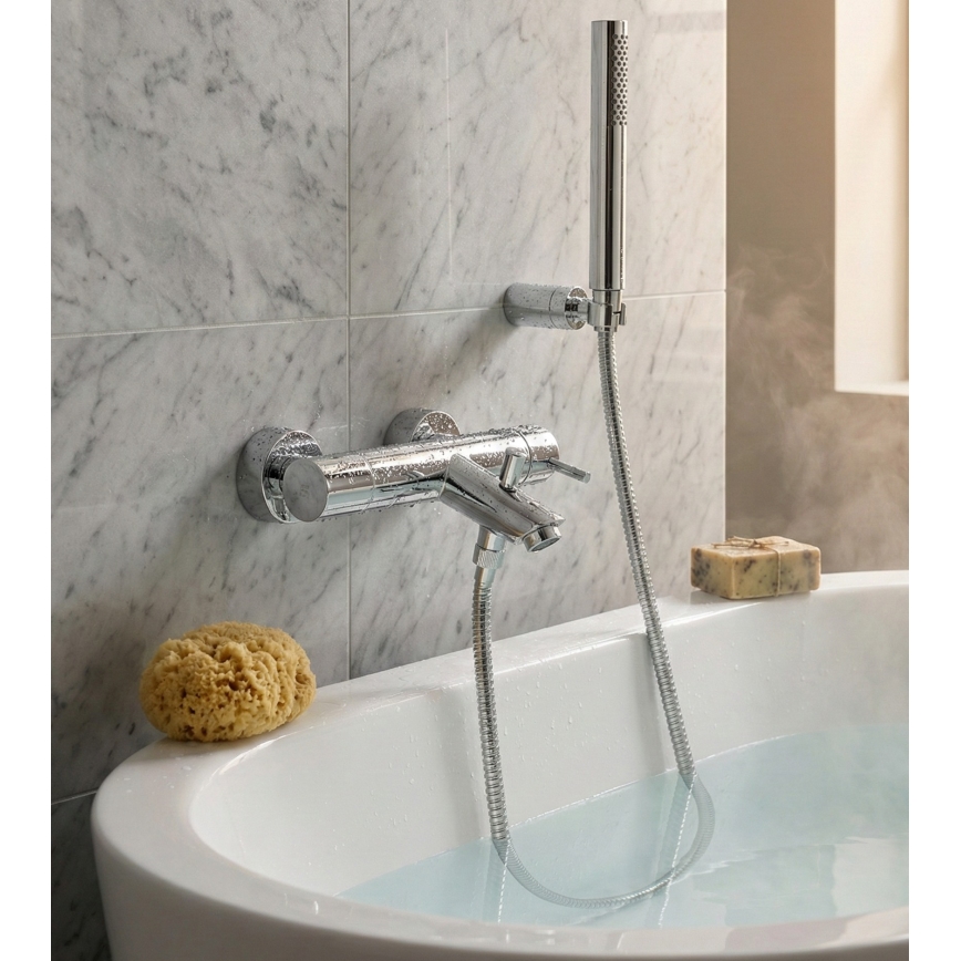 Paffoni - Set de bañera LIGHT cromo brillante