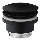 Paffoni - Válvula de desagüe para lavabo RINGO WEST, diámetro 63,5 mm, negro